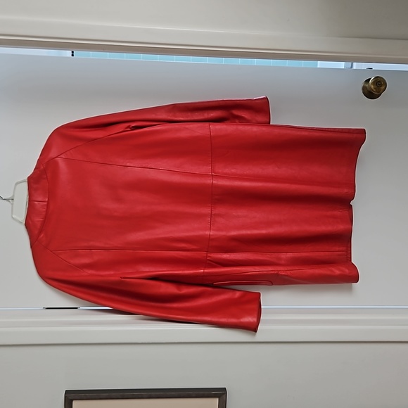 Vintage 60's mod leather coat - Picture 3 of 9